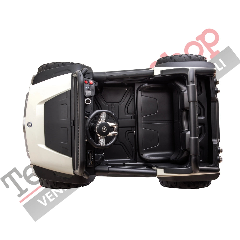 Auto Elettrica per Bambini Mercedes Unimog 12V 2 Posti Monitor Touchscreen Mp4-Verde