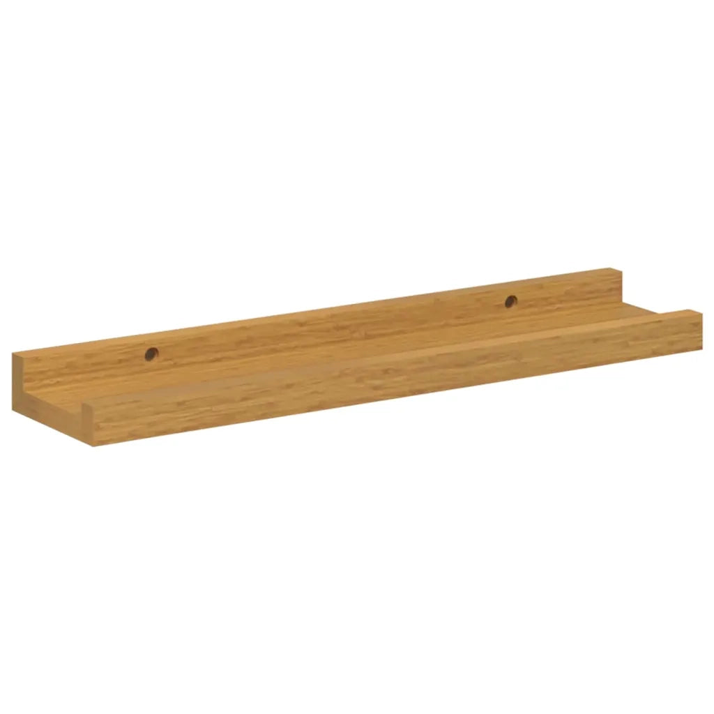 Scaffale da parete 2 pcs Beige 40 x 9 x 3 cm Legno multistrato