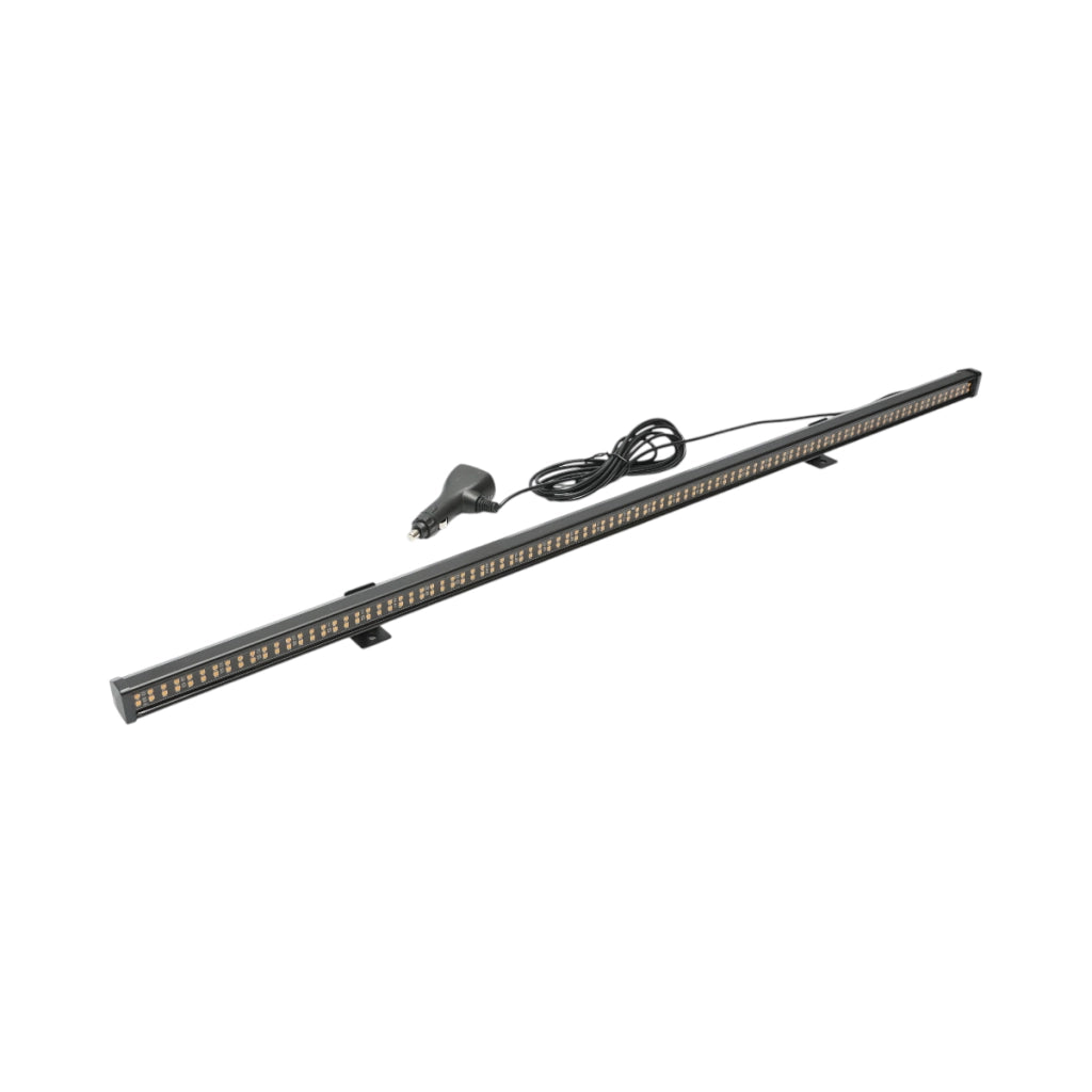 Barra stroboscopica LED 82cm, 60W, 10-30V, gialla, 15 modalità di illuminazione