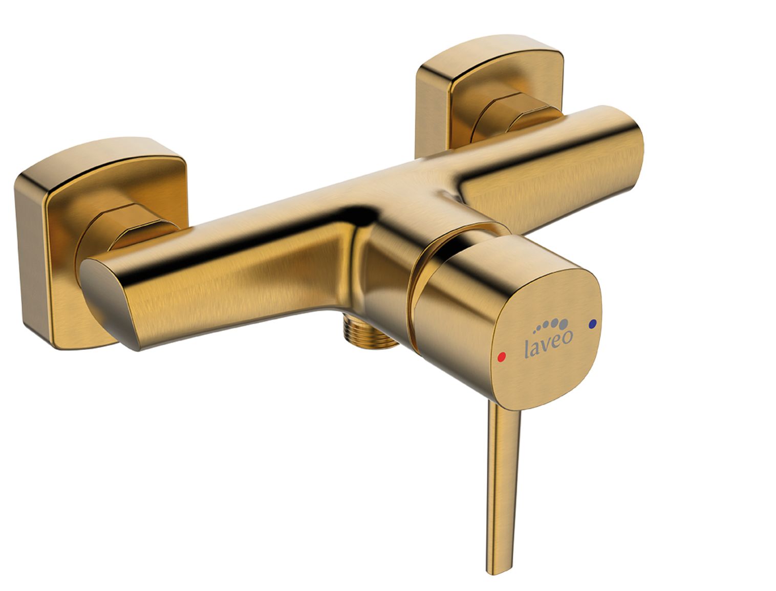 Set doccia a parete oro spazzolato – elegante, funzionale e compatibile con tutti i set doccia