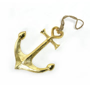 ANCORA DA APPENDERE IN ALLUMINIO ORO 19X1X22,5CM