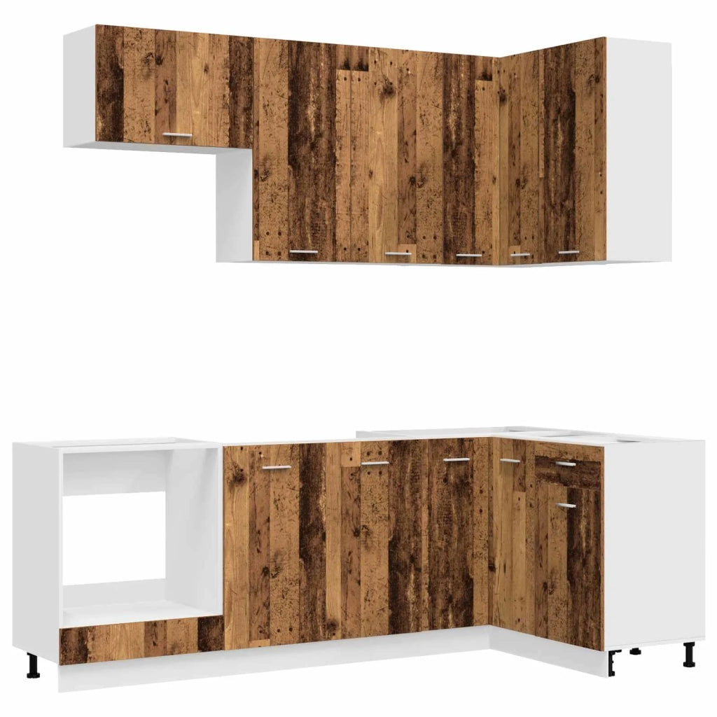 Unità Cucina LYON 8 pcs Legno antico Legno ingegnerizzato 3438437