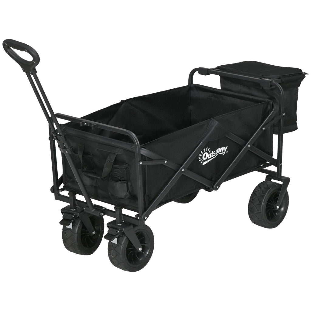 Carrello Spesa Pieghevole ¨C Xylo ¨C Con Borsa Termica Removibile e Manico Regolabile Nero