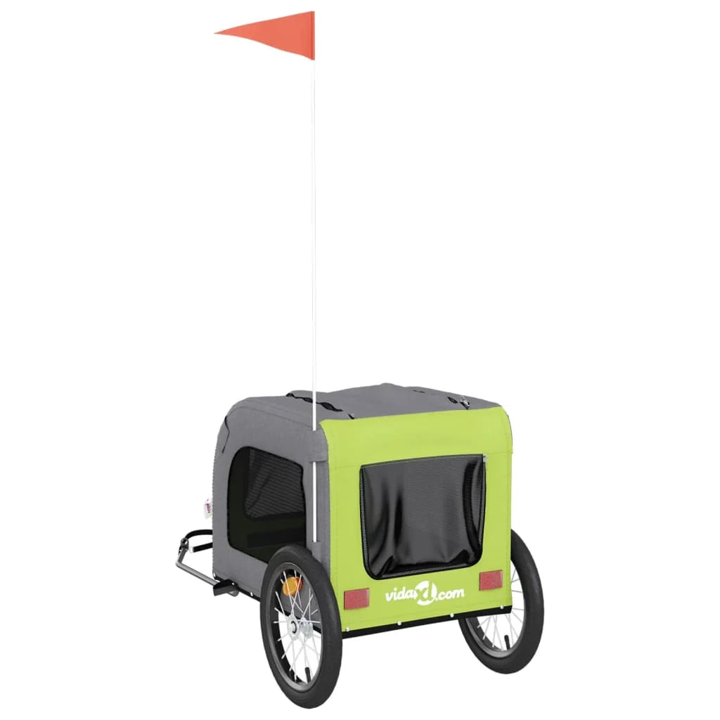 Rimorchio/carrello per animali domestici verde 02_0044281
