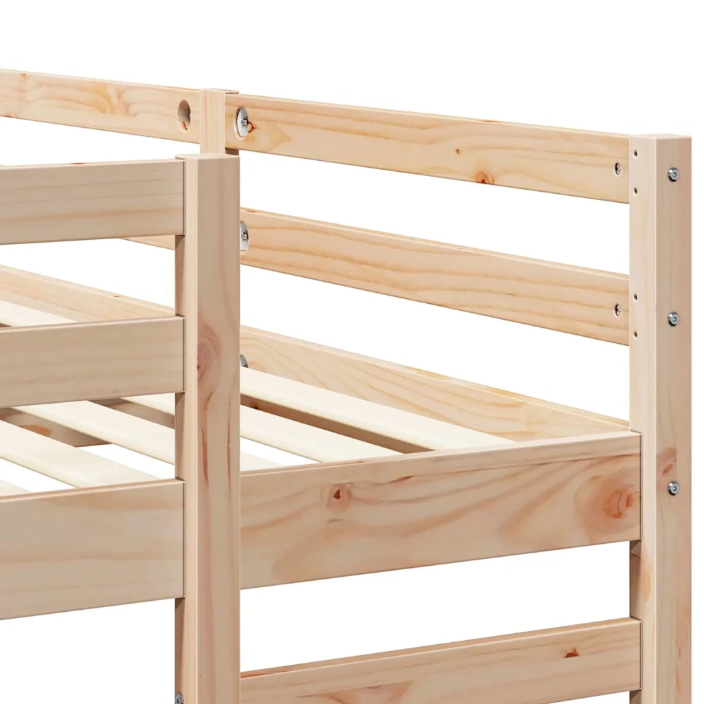 Struttura letto a castello triplo Naturale 80 / 200 x 200 cm