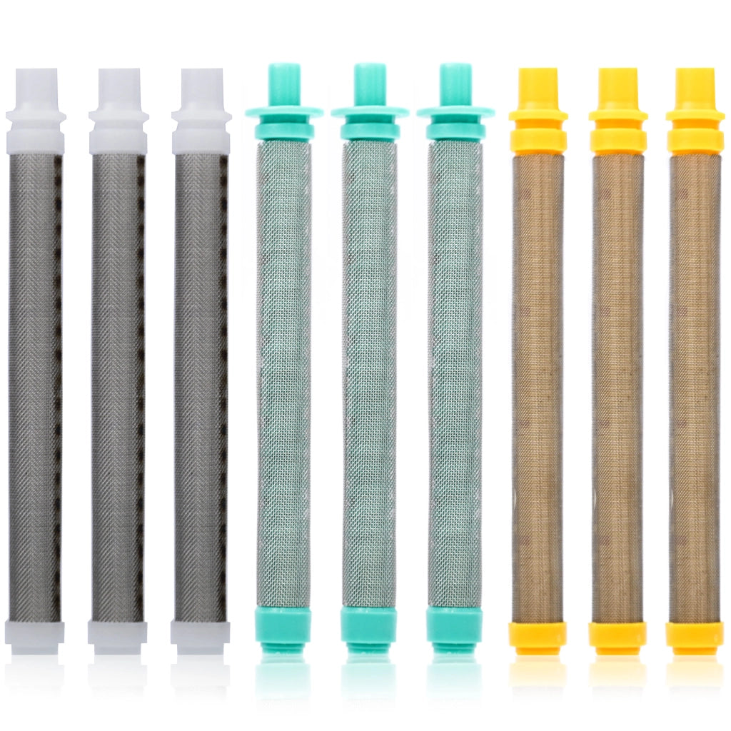 Set Filtri a Dito 60/30/100 Mesh per Spruzzatore Airless – Alta Qualità, Facile Sostituzione, Protezione e Durata