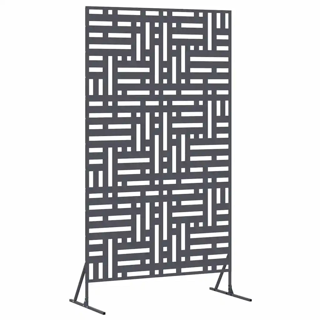 Schermo per Privacy Antracite 100 x 50 x 180 cm Acciaio CFW3287427
