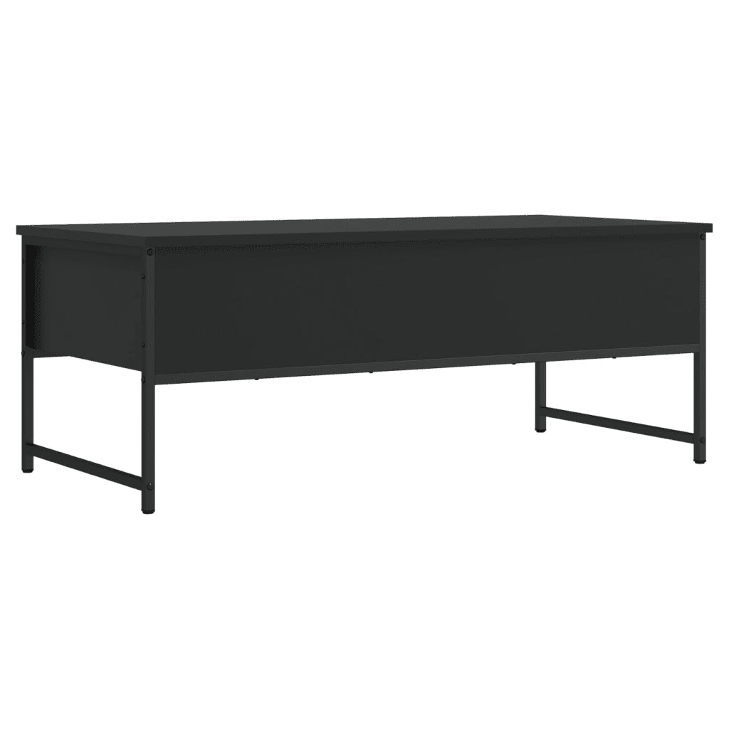 Tavolino da salotto | Tavolino da caff¨¨ | Tavolino da Soggiorno Nero 101x49x39,5 cm in Legno Multistrato