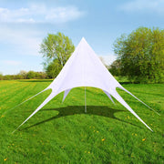 Gazebo padiglione tenda da giardino a stella esagonale 14m