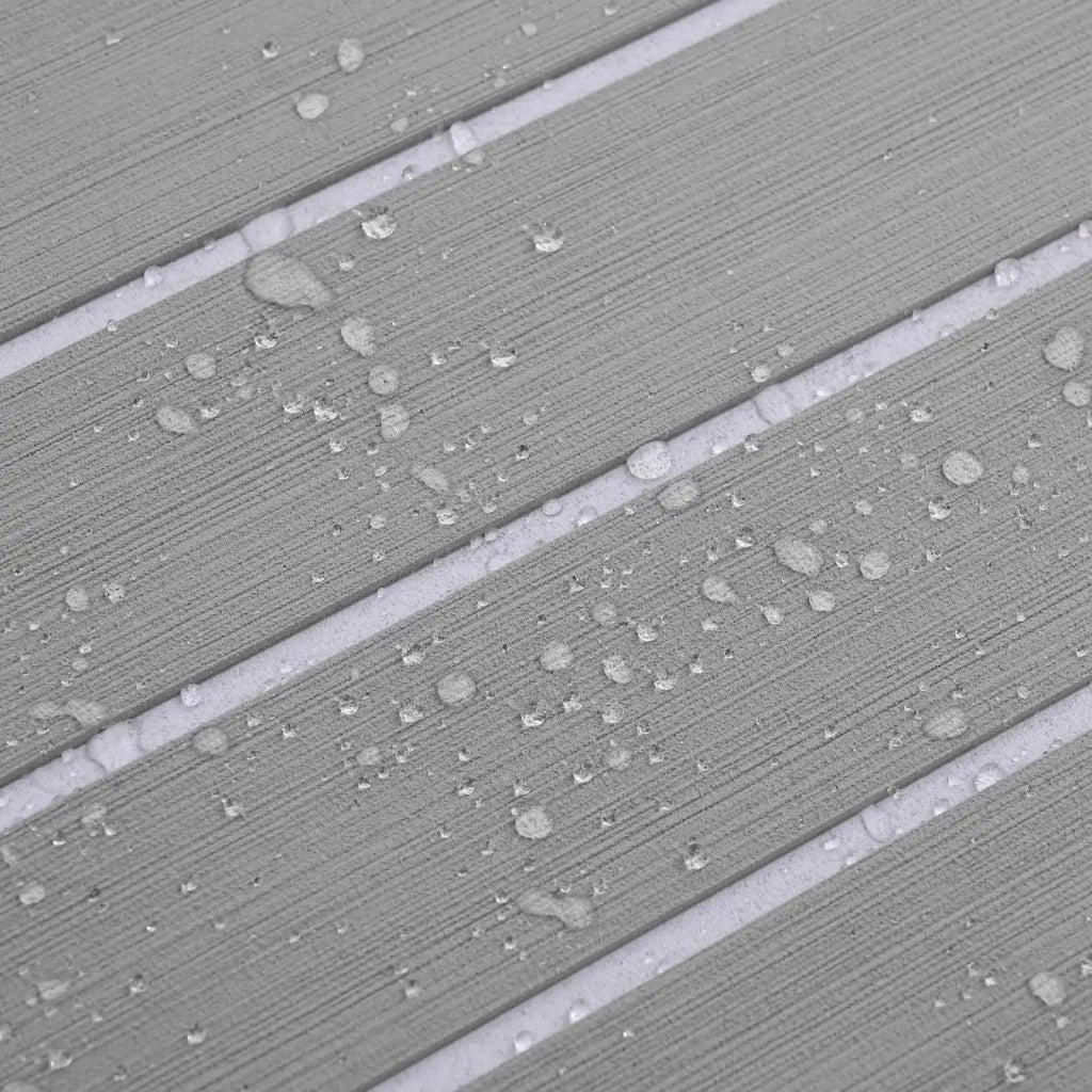Tappetino per Barche Grigio chiaro e bianco 240 x 60 cm EVA CFW4409342