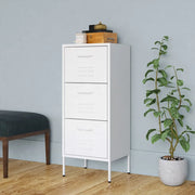Armadietto Bianco 42,5x35x101,5 cm in Acciaio 336188