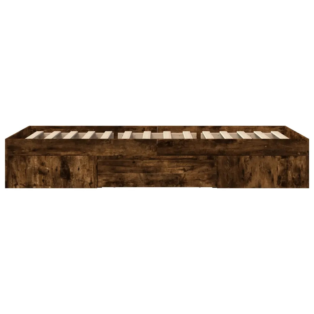 Giroletto senza Materasso Rovere Fumo 75x190 cm in Truciolato 3295531