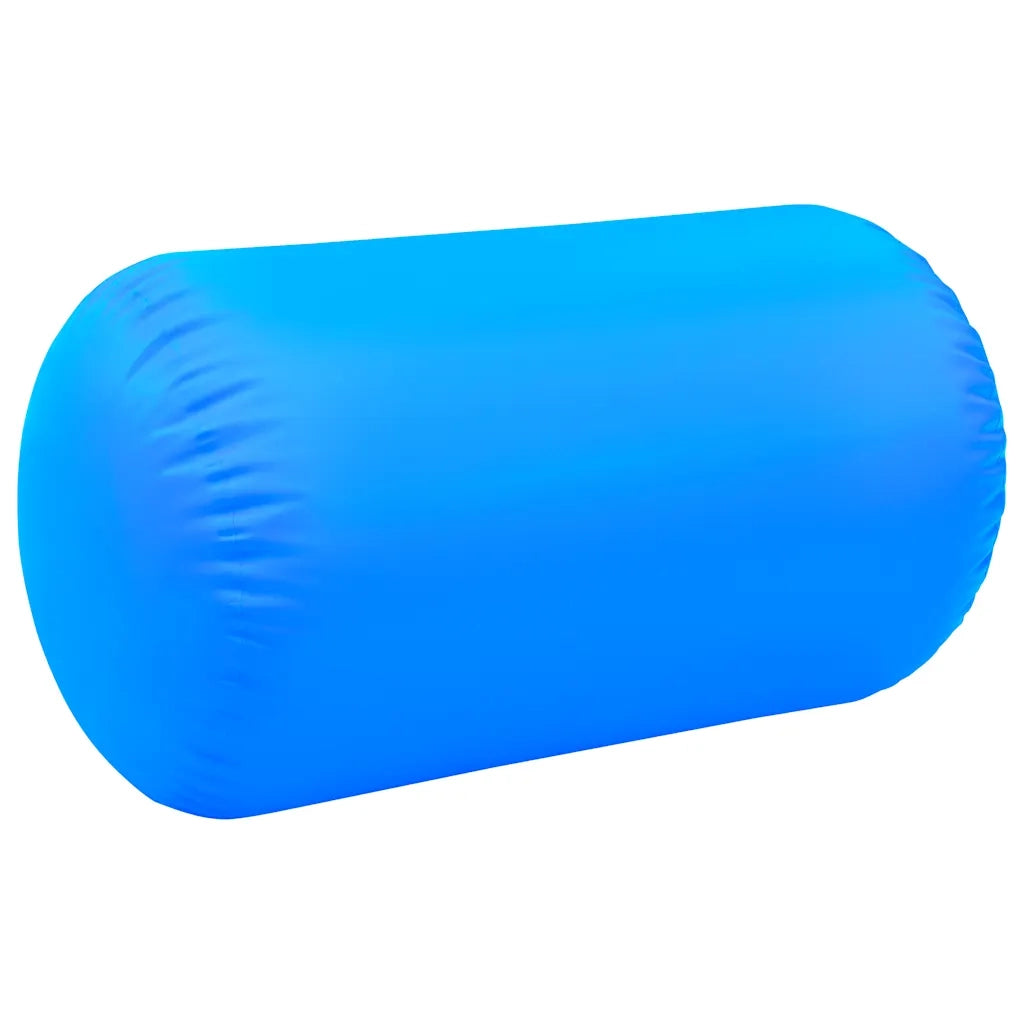 Rullo da Ginnastica Gonfiabile con Pompa 100x60 cm in PVC Blu 92714