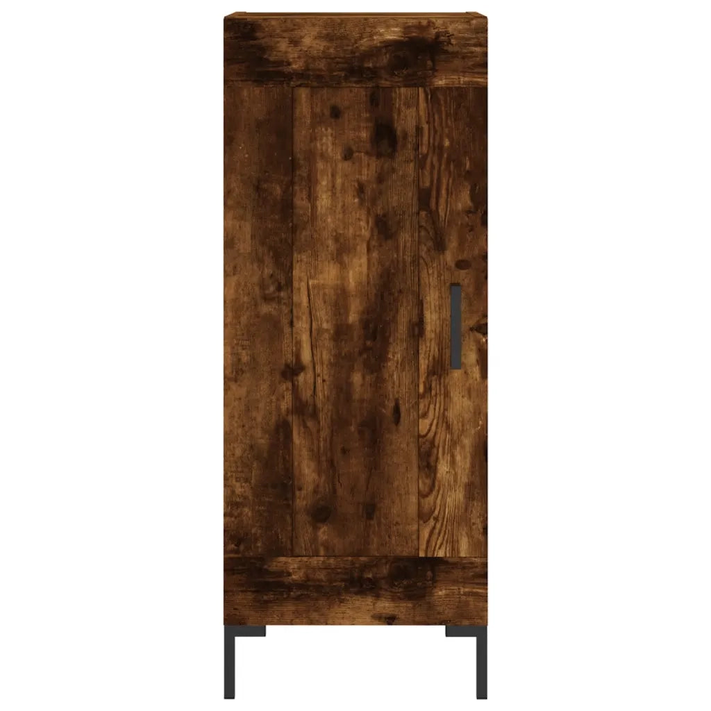 Credenza | Madia | Buffet da pranzo | Armadio da pranzo Rovere Fumo 34,5x34x90 cm in Legno Multistrato