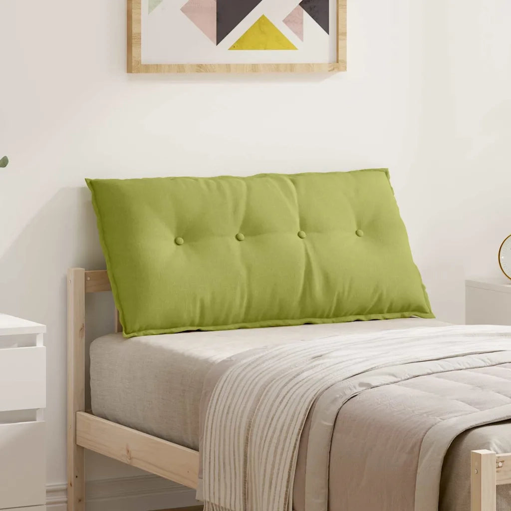 Cuscino per Schiena | Cuscino dorsale Verde chiaro 100 x 19 x 50 cm Tessuto