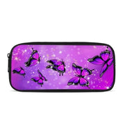 Etui a cristalli farfalle per ragazze, bambine, scuola, stoffa, contenitore per penne, borsa di stoccaggio, contenitore per penne, forbici, organizzatore, ufficio, attrezzature scolastiche, borse da scrivania carine