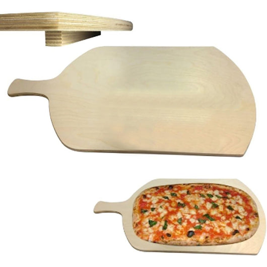 Tagliere Per Pizza a Metro Teglia Vassoio Legno Rettangolare Con Manico 92x37cm