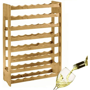 Cantinetta Porta Bottiglie Vino In Legno Chiaro 56 Posti Casa Ristorante Cantina