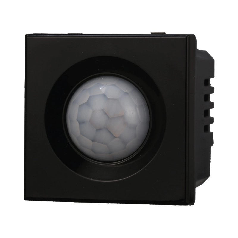 Sensore Movimento PIR Timer 2P 2M Colore Nero Compatibile Con Bticino Axolute