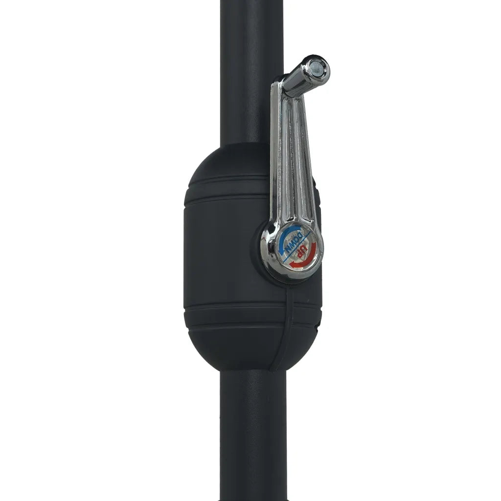 Ombrellone da Esterni con Palo in Alluminio 270x246cm Antracite 47346