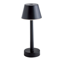 Lampada da Tavolo a Batteria Ricaricabile Led Colorata Grillo Sovil Colore: Nero