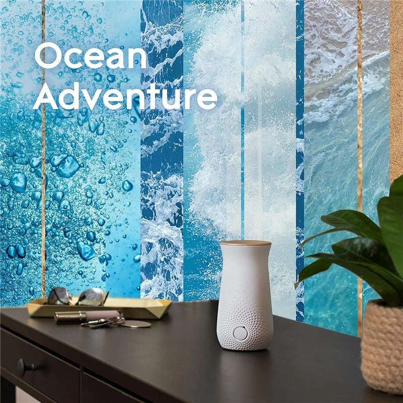 GLADE SENSE & SPRAY DEODORANTE PER AMBIENTI CON SENSORE DI MOVIMENTO FRAGRANZA OCEAN ADVENTURE 2 X 18 ML