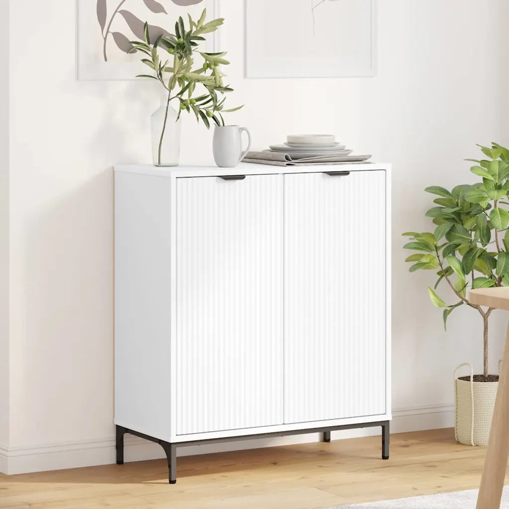 Credenza Bianco 69,5 x 33 x 82 cm Legno multistrato 883424