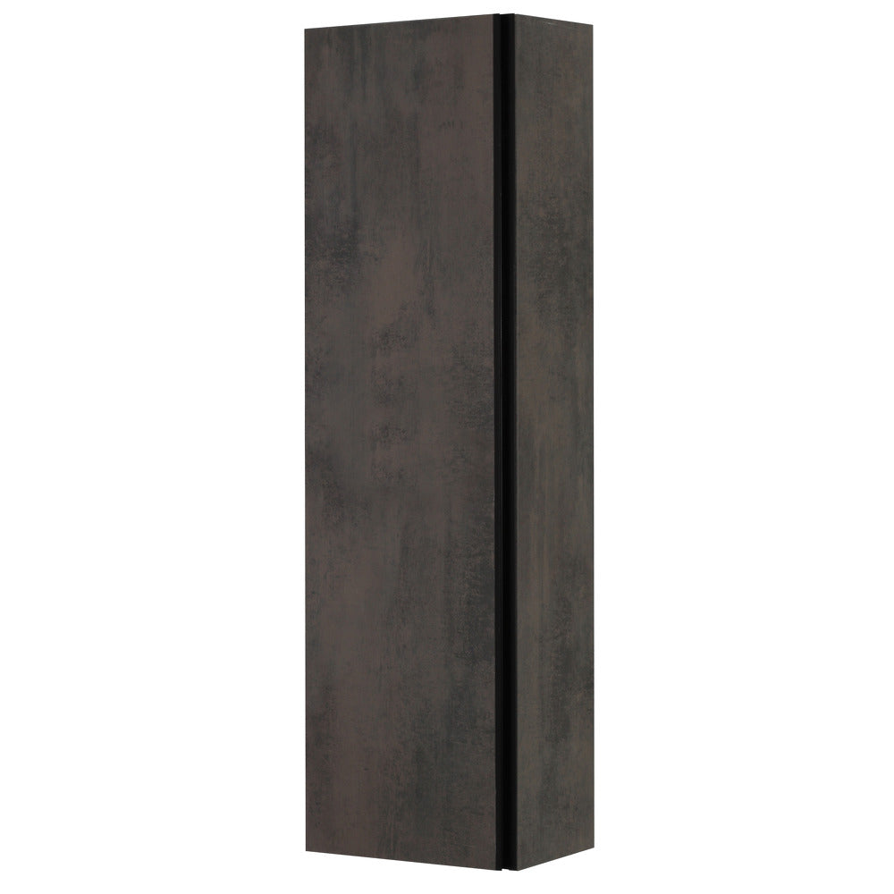 Pensile da Bagno Grigio Scuro effetto Pietra Mobile 1 Anta Oxid