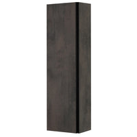 Pensile da Bagno Grigio Scuro effetto Pietra Mobile 1 Anta Oxid