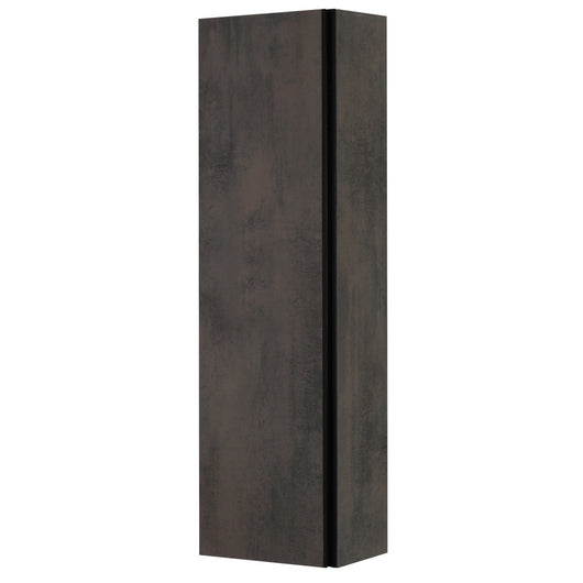 Pensile da Bagno Grigio Scuro effetto Pietra Mobile 1 Anta Oxid