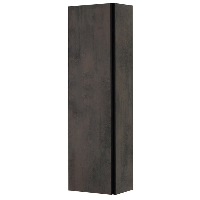 Pensile da Bagno Grigio Scuro effetto Pietra Mobile 1 Anta Oxid