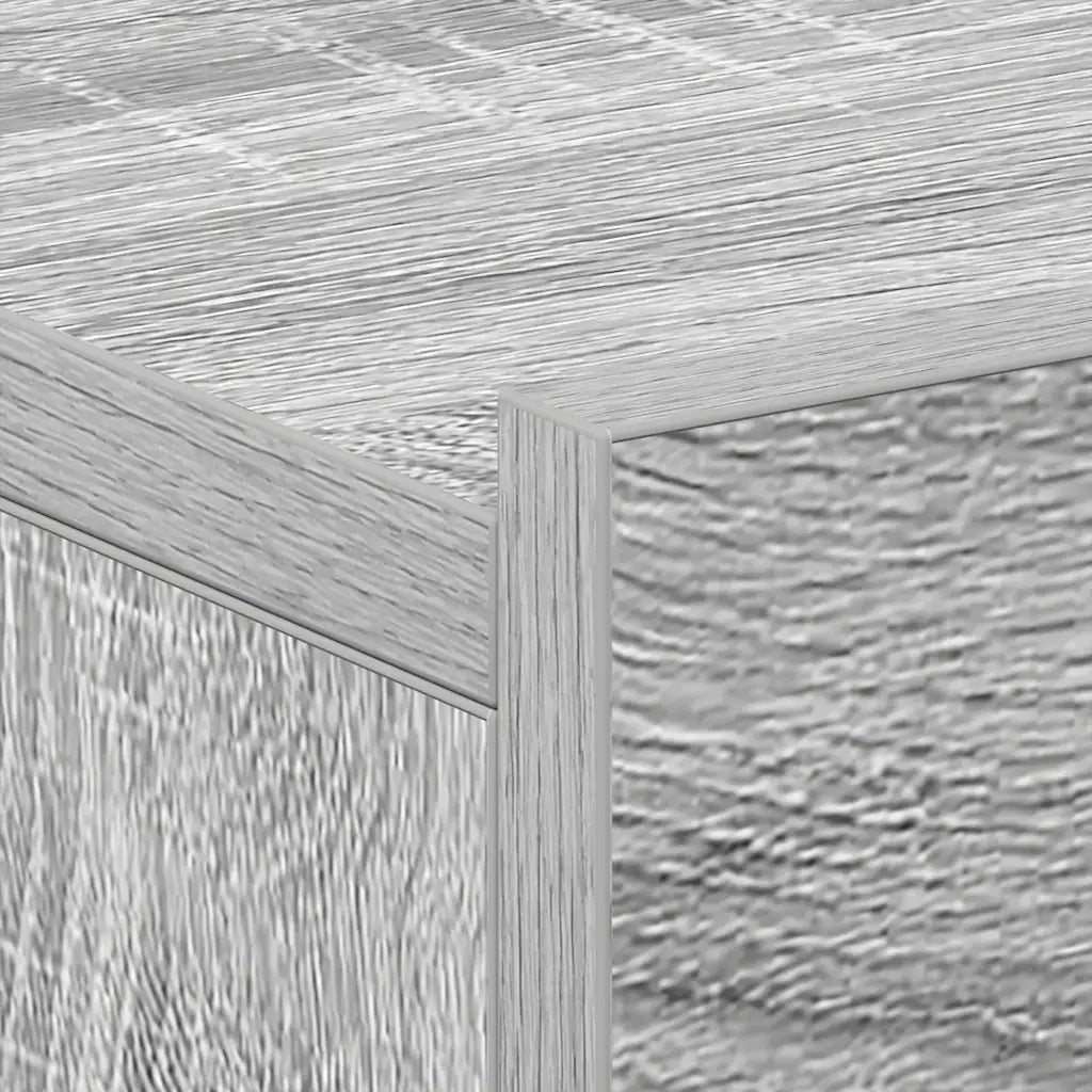 Comodino Pensile-Tavolino da notte Grigio Sonoma 40x30x15cm in Legno Multistrato