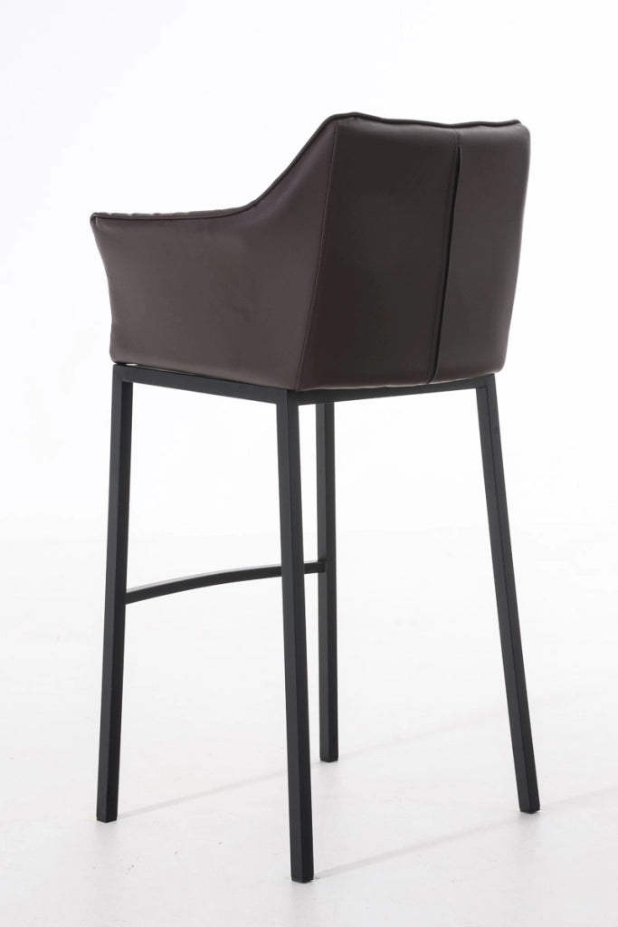 Sgabello bar Damaso B con telaio a 4 piedi 4