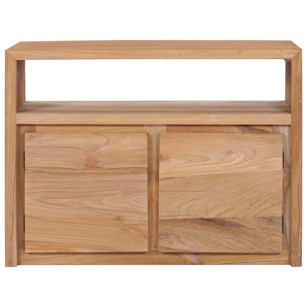 Buffet credenza mobile consolle unità contenitore 80 cm legno massello di teak 4402220