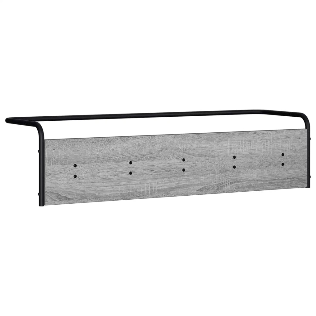 Appendiabiti Montaggio a parete Sonoma grigio 100 x 30 x 25 cm 8014091