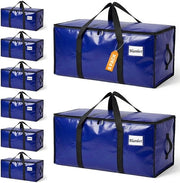 Set di trasporto Heavy Duty - 8 pezzi di grandi borse di trasporto - contenitore impermeabile - borse di stoccaggio per abbigliamento - fondo rinforzato - duraturo e riciclabile - borse di stoccaggio