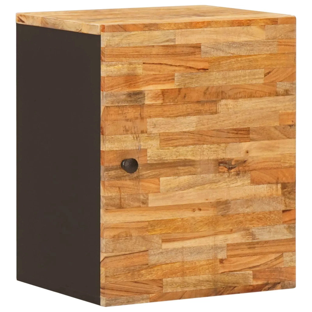 Set da Bagno con porta 5 pcs Naturale Legno di mango massello 3310105