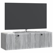 Mobile TV da Muro | Armadietto TV | Mobile Porta TV Grigio Sonoma 98 x 31 x 30 cm