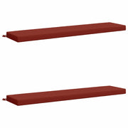 Cuscini per Panchina a 2 Pezzi SOEST 2 pz 100% Poliestere Rosso 949967