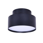 Plafoniera LED nera tonda Ø14cm 24W 3000K Ovidia Rabalux