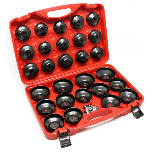 Set chiavi a tazza per filtro olio chiave a ragno 29 pezzi acciaio al carbonio universale