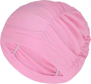 Badmuffe con capelli lunghi, cappello da bagno per donne e ragazze, confezione comoda, adattabile