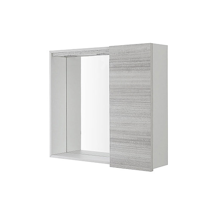 Specchiera da Bagno 1 Anta con Faretti Led Linea Stella Colore: Grigio