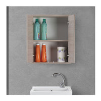 Pensile Bagno 2 Ante Mobile Rovere Chiaro Feridras