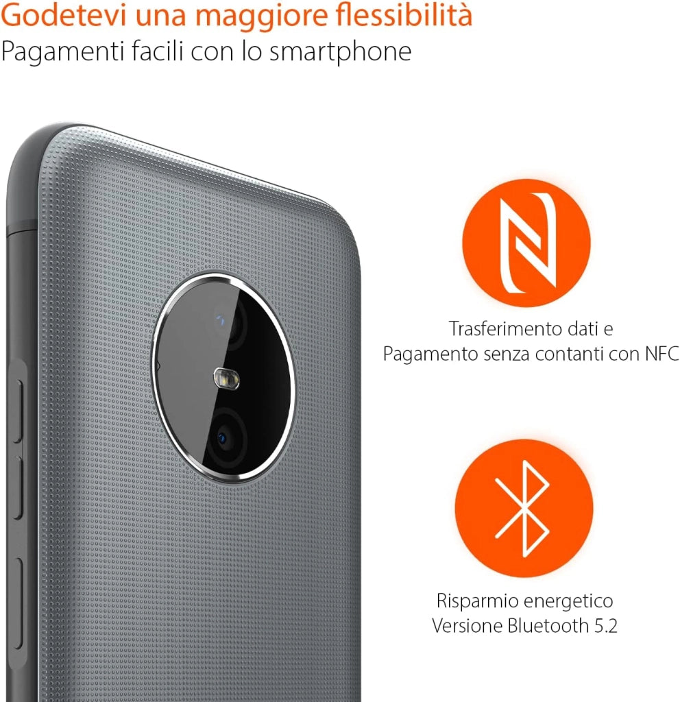 Gigaset GX6 Lo Smartphone Robusto 5G - Standard Militare Polvere e Impermeabilità IP68, Display FHD+ da 6,6", Gorilla Glass, 128GB+6GB RAM - 50MP, Ricarica Rapida, capacità di Android 14, Grigio