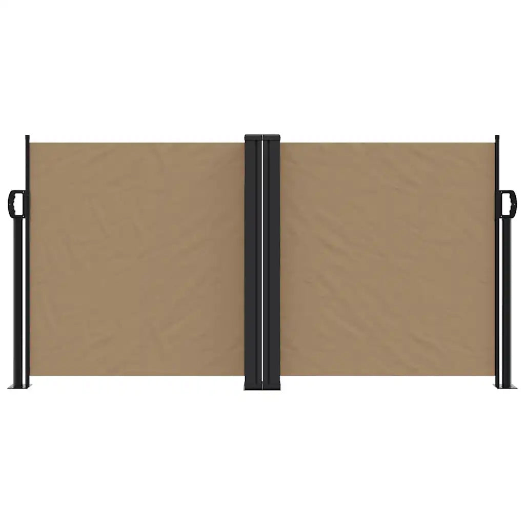 Tenda da Sole Laterale Retrattile Tortora 120x1000 cm