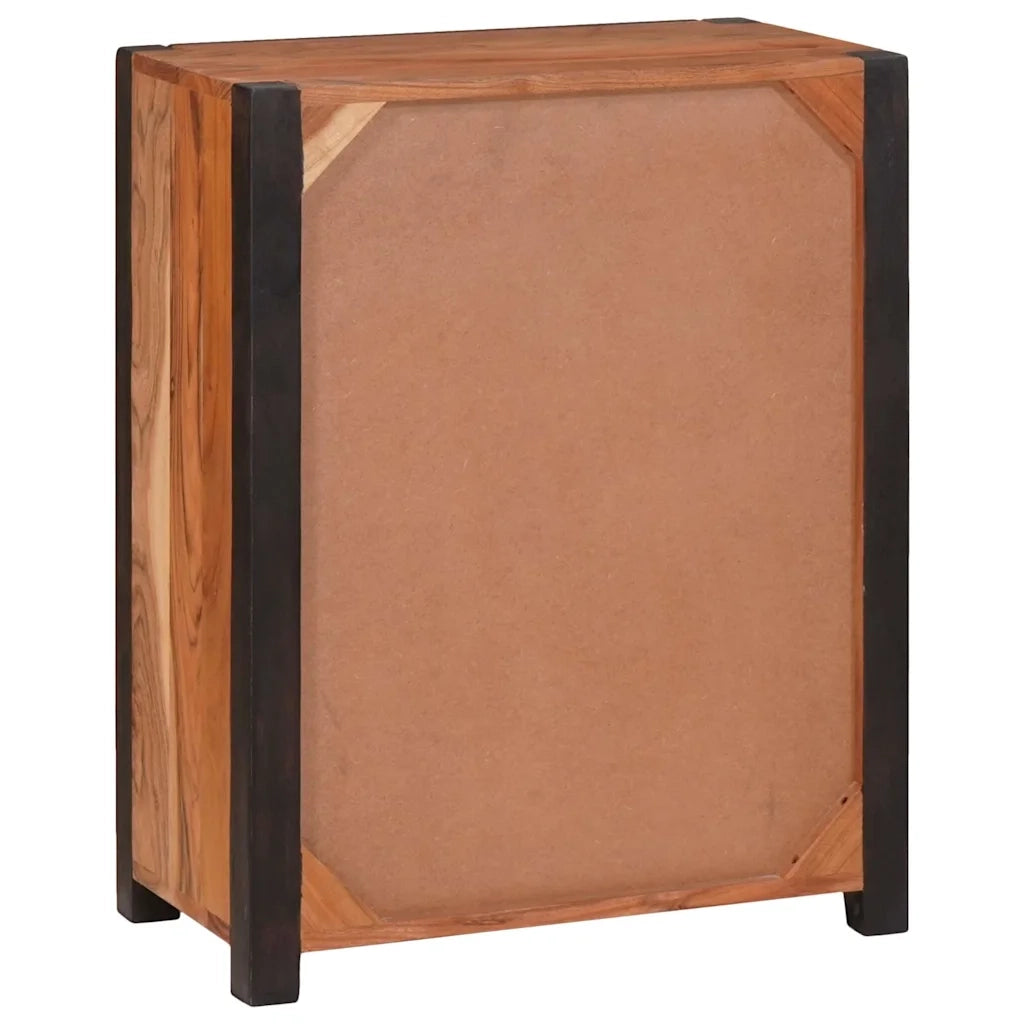 Credenza Marrone 55 x 30 x 75 cm Legno di Acacia Massello 4104007