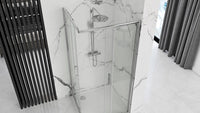 Cabina Doccia Rea Punto 80x80 con piatto doccia Savoy