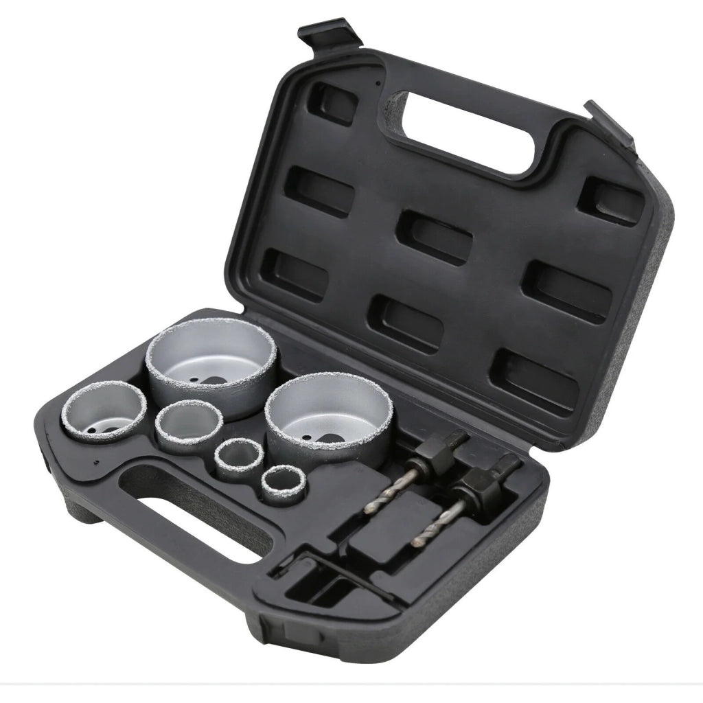 Set di 9 seghe a tazza punta per piastrelle punta per carotaggio 16_0002596