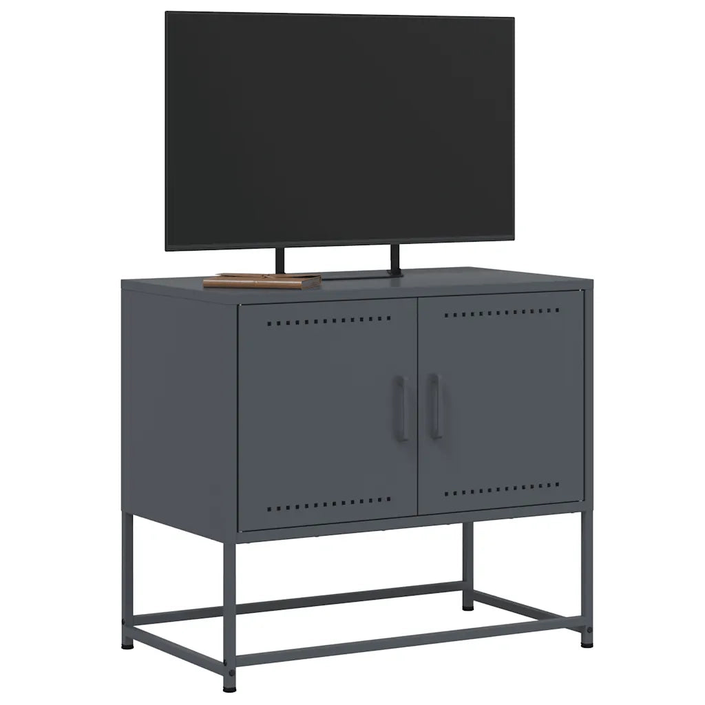 Mobile TV Antracite 68,5x39x60,5 cm in Acciaio